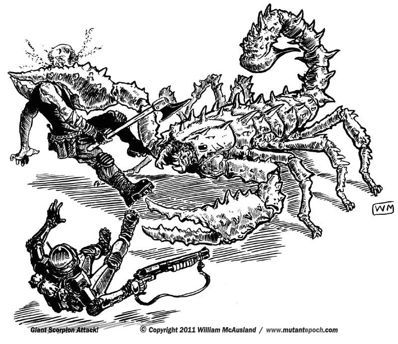 giant scorpion attack